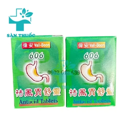 Vall Boon antacid 606 - Giúp hỗ trợ điều trị viêm loét dạ dày